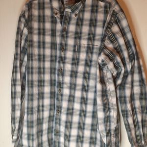 Carhartt Relaxed Fit Plaid Button Up Shirt Mens-XL